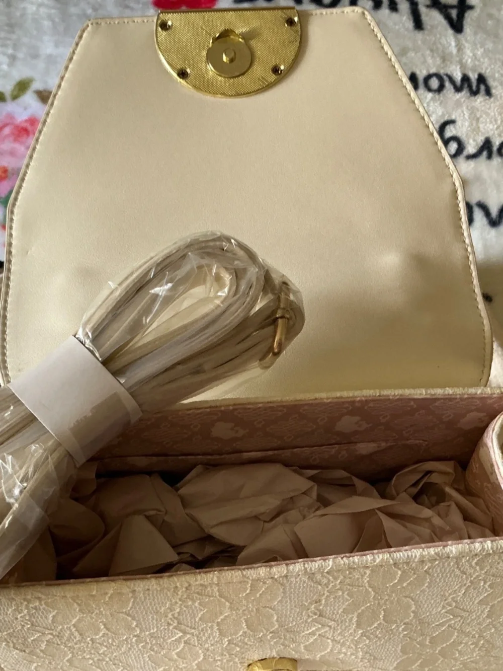 Loungefly Disney Beauty and the Beast Dance LaceFloral handbag.